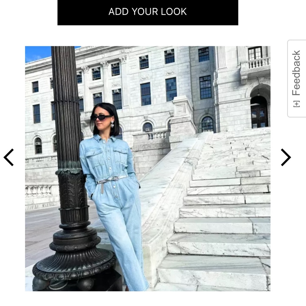 Express Denim Jumpsuit